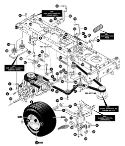 Part Location Diagram of 94225-853 Briggs and Stratton Assembly, Bracket Stabilizer
